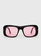 Amena Oversized Sunglasses Black / Pink