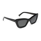 ADRIANA - BLACK + GREY + POLARIZED SUNGLASSES