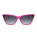 ALINA - BRIGHT TULIP + GREY GRADIENT SUNGLASSES