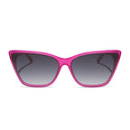 ALINA - BRIGHT TULIP + GREY GRADIENT SUNGLASSES