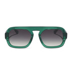 ALIX - DEEP GREEN + GREY GRADIENT + POLARIZED + SUNGLASSES
