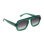 ALIX - DEEP GREEN + GREY GRADIENT + POLARIZED + SUNGLASSES