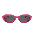 ALLEGRA - BRIGHT PINK + GREY SUNGLASSES