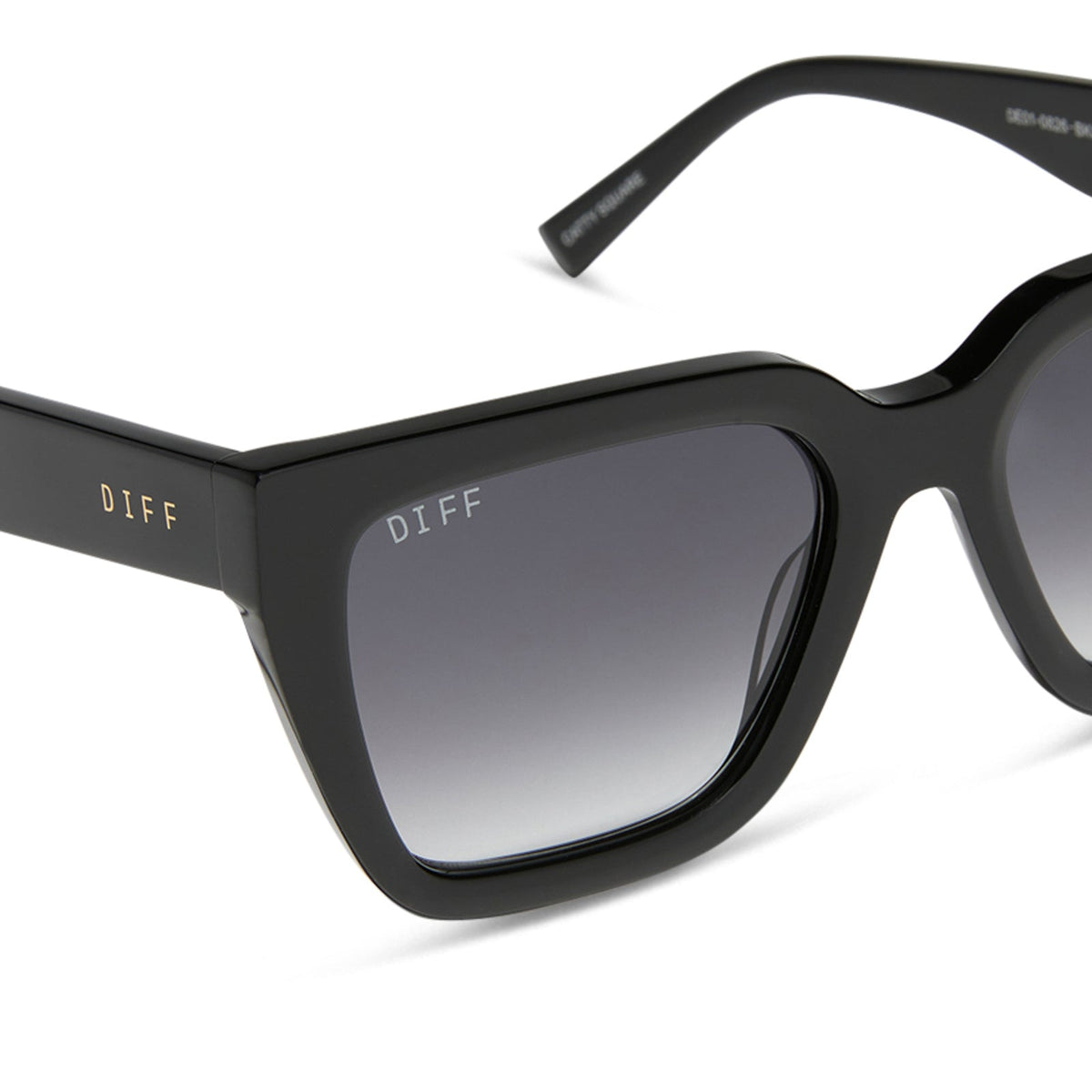 AMARA - BLACK + GREY GRADIENT SUNGLASSES