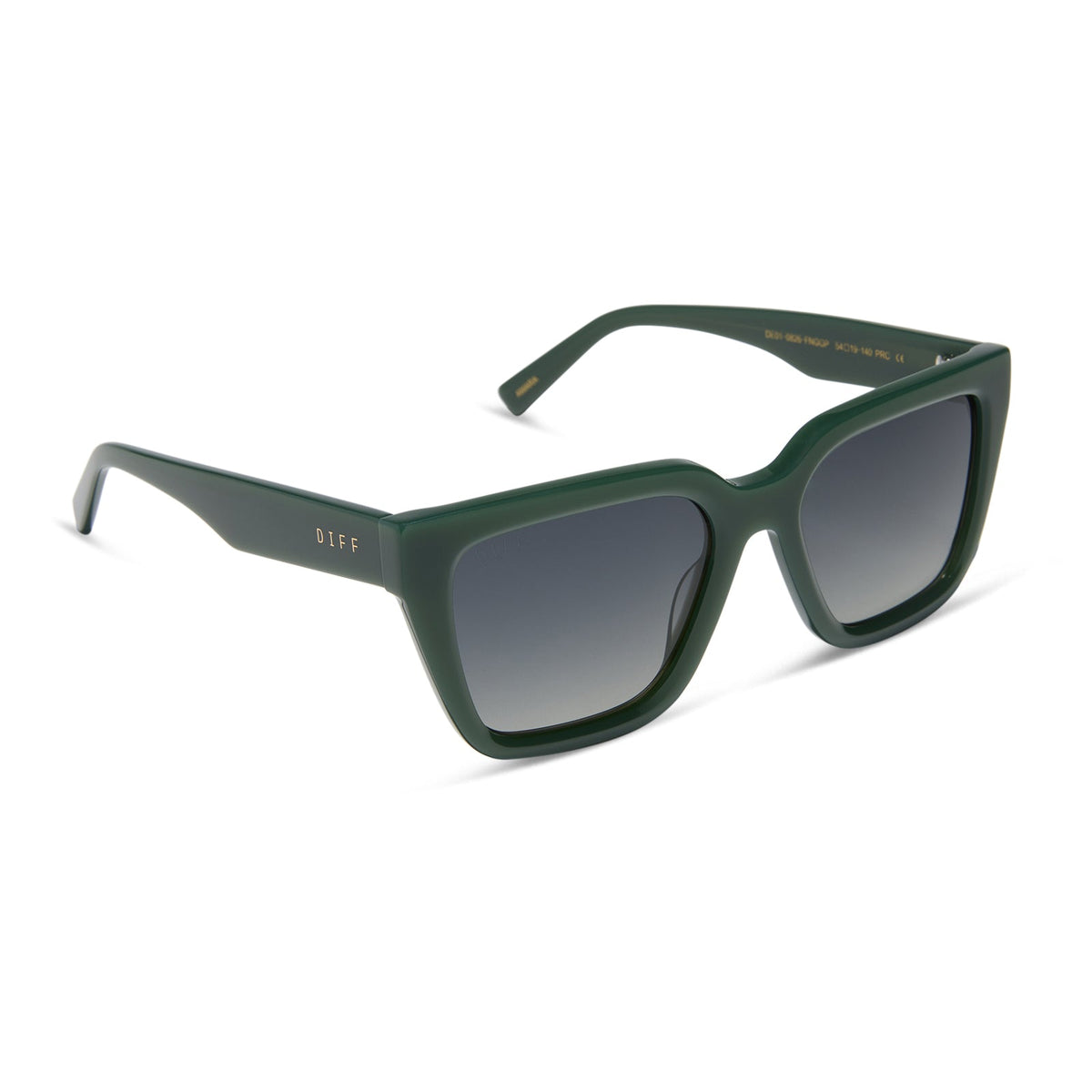 AMARA - FAIRWAY GREEN + GREY GRADIENT + POLARIZED SUNGLASSES